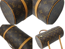 画像をギャラリービューアに読み込む, LOUIS VUITTON ルイヴィトン パピヨンPM 26 筒形 ハンドバック ブラウン モノグラム M51366 美品 中古 4c069904