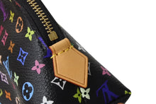 画像をギャラリービューアに読み込む, 極美品 LOUIS VUITTON ルイヴィトン ポシェットコスメティック ポーチ M47355 PVC ブラック マルチカラー 中古 4c069906