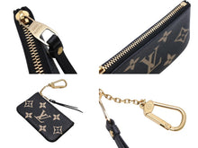 画像をギャラリービューアに読み込む, 極美品 LOUIS VUITTON ルイヴィトン モノグラム ポシェット クレ M80885 ノワール コインケース ブラック ロゴ 小物 中古 4c069907