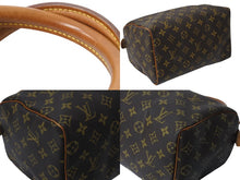 Load image into Gallery viewer, LOUIS VUITTON ルイヴィトン スピーディ25 ハンドバッグ M41109 旧型 モノグラム PVC レザー ゴールド金具 ブラウン 美品 中古 4c069908