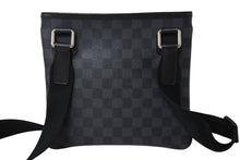 画像をギャラリービューアに読み込む, LOUIS VUITTON ルイヴィトン ショルダーバッグ メッセンジャー N58028 トマス ダミエグラフィット ブラック シルバー 美品 中古 4c069911