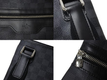 画像をギャラリービューアに読み込む, LOUIS VUITTON ルイヴィトン ショルダーバッグ メッセンジャー N58028 トマス ダミエグラフィット ブラック シルバー 美品 中古 4c069911