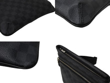 画像をギャラリービューアに読み込む, LOUIS VUITTON ルイヴィトン ショルダーバッグ メッセンジャー N58028 トマス ダミエグラフィット ブラック シルバー 美品 中古 4c069911