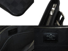 画像をギャラリービューアに読み込む, LOUIS VUITTON ルイヴィトン ショルダーバッグ メッセンジャー N58028 トマス ダミエグラフィット ブラック シルバー 美品 中古 4c069911