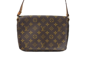 LOUIS VUITTON ルイヴィトン モノグラム ミュゼットタンゴ ショルダーバッグ M51388 ロゴ 斜め掛け 鞄 ゴールド金具 美品 中古 4c069914