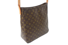 Load image into Gallery viewer, 極美品 LOUIS VUITTON ルイヴィトン ルーピングGM ハンドバッグ M51145 モノグラム PVC レザー ブラウン ゴールド金具 中古 4c069916