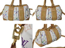 画像をギャラリービューアに読み込む, LOUIS VUITTON ルイヴィトン モノグラム マルチカラー コートニーMM 2WAY ショルダーバッグ ハンドバッグ ホワイト M45641 美品 中古 4c069917