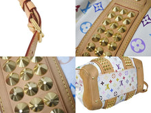 画像をギャラリービューアに読み込む, LOUIS VUITTON ルイヴィトン モノグラム マルチカラー コートニーMM 2WAY ショルダーバッグ ハンドバッグ ホワイト M45641 美品 中古 4c069917