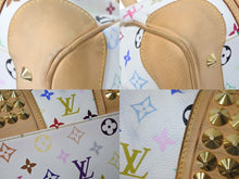 画像をギャラリービューアに読み込む, LOUIS VUITTON ルイヴィトン モノグラム マルチカラー コートニーMM 2WAY ショルダーバッグ ハンドバッグ ホワイト M45641 美品 中古 4c069917