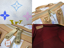 画像をギャラリービューアに読み込む, LOUIS VUITTON ルイヴィトン モノグラム マルチカラー コートニーMM 2WAY ショルダーバッグ ハンドバッグ ホワイト M45641 美品 中古 4c069917