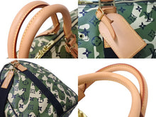 画像をギャラリービューアに読み込む, 新品同様 LOUIS VUITTON ルイヴィトン ×村上隆 キーポルバンドリエール55 モノグラムモフラージュ M95774 ゴールド金具 中古4c069918