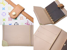 画像をギャラリービューアに読み込む, 極美品 LOUIS VUITTON ルイヴィトン アジェンダPM 手帳カバー R20896 モノグラム マルチカラー PVC ヌメ皮 ゴールド金具 中古 4c069923