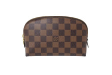 Load image into Gallery viewer, 極美品 LOUIS VUITTON ルイヴィトン ポーチ N47516 ダミエ ポシェット コスメティック ブラウン ゴールド金具 中古 4c069925