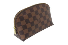 Load image into Gallery viewer, 極美品 LOUIS VUITTON ルイヴィトン ポーチ N47516 ダミエ ポシェット コスメティック ブラウン ゴールド金具 中古 4c069925