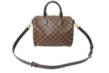 画像をギャラリービューアに読み込む, LOUIS VUITTON ルイヴィトン ダミエ スピーディ バンドリエール25 ハンドバッグ N41181 ダミエキャンバス ブラウン 美品 中古 4c069927