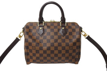 画像をギャラリービューアに読み込む, LOUIS VUITTON ルイヴィトン ダミエ スピーディ バンドリエール25 ハンドバッグ N41181 ダミエキャンバス ブラウン 美品 中古 4c069927