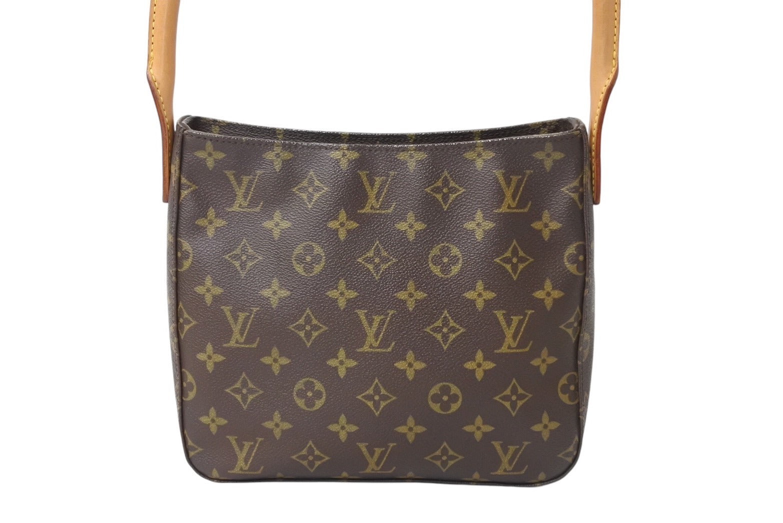 LOUIS VUITTON ルイヴィトン ルーピングMM ハンドバッグ M51146 モノグラム PVC レザー ゴールド金具 美品 中古  4c069928 – Casanova Vintage