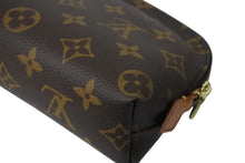 Load image into Gallery viewer, 極美品 LOUIS VUITTON ルイヴィトン ポシェットコスメティックPM ポーチ M47515 モノグラム ブラウン ゴールド金具 中古 4c069932