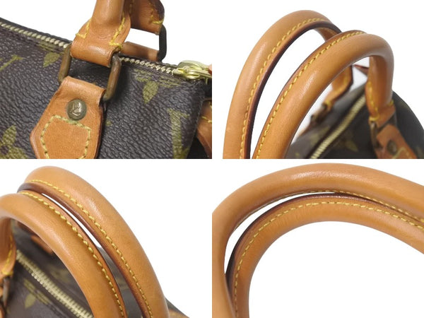LOUIS VUITTON ルイヴィトン ミニスピーディ ハンドバッグ モノグラム M41534 PVC ブラウン 美品 中古 4c069937