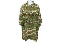 画像をギャラリービューアに読み込む, KAPITAL キャピタル 迷彩 開襟シャツ ワイシャツ グリーン ベージュ サイズ5 K2006SS207 美品 中古 4c070040
