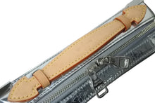 画像をギャラリービューアに読み込む, LOUIS VUITTON ルイヴィトン モノグラム ミラー ハンドル ソフトトランク M45885 ショルダーバッグ シルバー 美品 中古 4c070046