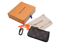 Load image into Gallery viewer, LOUIS VUITTON ルイヴィトン 19ss モノグラムソーラーレイ ポシェットクレ M44487 ブラウン オレンジ 美品 中古 4c070066