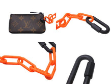 Load image into Gallery viewer, LOUIS VUITTON ルイヴィトン 19ss モノグラムソーラーレイ ポシェットクレ M44487 ブラウン オレンジ 美品 中古 4c070066