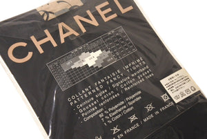 新品未使用 CHANEL シャネル ストッキング タイツ P16673V00854 サイズ2 ココマーク ベージュ ブラック 中古 4c070069