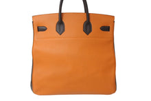 Load image into Gallery viewer, 極美品 HERMES エルメス ハンドバッグ オータクロア40 トリコロール◻︎J刻印 ポティロン ヴァーミリオン チョコレート パラジウム金具 中古 4c070117