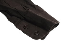 Load image into Gallery viewer, MAX MARA マックスマーラ 長袖シャツ トップス 73136 イタリア製 麻・リネン ブラウン サイズ38 美品 中古 4c070124