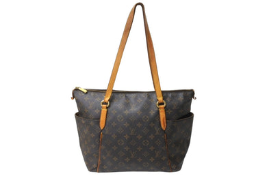 LOUIS VUITTON ルイヴィトン トータリーMM トートバッグ M56689 PVC ブラウン ゴールド金具 美品 中古 4c070126