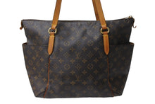 Load image into Gallery viewer, LOUIS VUITTON ルイヴィトン トータリーMM トートバッグ M56689 PVC ブラウン ゴールド金具 美品 中古 4c070126