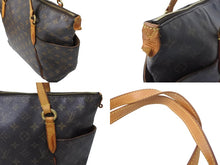 Load image into Gallery viewer, LOUIS VUITTON ルイヴィトン トータリーMM トートバッグ M56689 PVC ブラウン ゴールド金具 美品 中古 4c070126