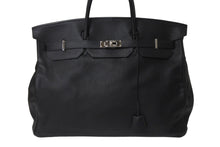 Load image into Gallery viewer, 極美品 激レア HERMES エルメス ハンドバッグ バーキン50 トゴ □K刻印 ブラック シルバー金具 中古 4c070127