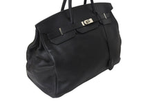 Load image into Gallery viewer, 極美品 激レア HERMES エルメス ハンドバッグ バーキン50 トゴ □K刻印 ブラック シルバー金具 中古 4c070127