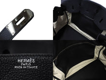 Load image into Gallery viewer, 極美品 激レア HERMES エルメス ハンドバッグ バーキン50 トゴ □K刻印 ブラック シルバー金具 中古 4c070127