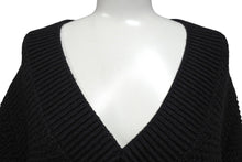 画像をギャラリービューアに読み込む, MAISON MARGIELA メゾンマルジェラ ルーズ ゲージ ニット ルーマニア製 ウール ポリアミド ブラック サイズM 美品 中古 4c070130