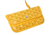 画像をギャラリービューアに読み込む, 新品未使用 GOYARD ゴヤール サンルイPM トートバッグ AMALOUISPM08 PVC レザー イエロー ヘリンボーン 中古 4c070133
