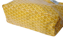 画像をギャラリービューアに読み込む, 新品未使用 GOYARD ゴヤール サンルイPM トートバッグ AMALOUISPM08 PVC レザー イエロー ヘリンボーン 中古 4c070133