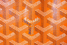 画像をギャラリービューアに読み込む, 新品未使用 GOYARD ゴヤール サンルイPM バッグ トートバッグ AMALOUISPM07 PVC レザー ヘリンボーン オレンジ 中古 4c070134