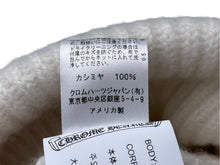 画像をギャラリービューアに読み込む, 新品未使用 CHROME HEARTS クロムハーツ ビーニー ニットキャップ BIG DADDY ビッグ ダディ カシミア ホワイト ワンサイズ 中古 4c070136