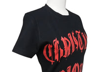 画像をギャラリービューアに読み込む, 新品同様 Christian Dior クリスチャンディオール 半袖Ｔシャツ 2E12155022 サイズ36 1947 ブラック レッド コットン 中古 4c070137