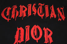 画像をギャラリービューアに読み込む, 新品同様 Christian Dior クリスチャンディオール 半袖Ｔシャツ 2E12155022 サイズ36 1947 ブラック レッド コットン 中古 4c070137