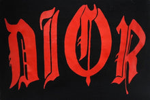 画像をギャラリービューアに読み込む, 新品同様 Christian Dior クリスチャンディオール 半袖Ｔシャツ 2E12155022 サイズ36 1947 ブラック レッド コットン 中古 4c070137