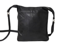 画像をギャラリービューアに読み込む, CHROME HEARTS クロムハーツ Fスリンガー ショルダーバッグ 1994/.925刻印 ダガージップ ブラック レザー シルバー925 美品 中古 4c070139