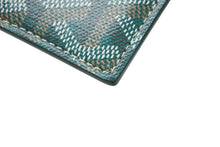 画像をギャラリービューアに読み込む, 新品未使用 GOYARD ゴヤール サンシュルピス カードケース STSULPPMLTY08CL08X PVC レザー グリーン ヘリンボーン 中古 4c070144