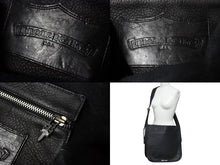 Load image into Gallery viewer, 極美品 CHROME HEARTS クロムハーツ MAIL BAG メールバッグ ショルダーバッグ 2127-304-1540-9100 レザー シルバー925 中古 4c070151