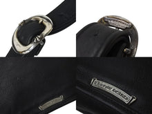 Load image into Gallery viewer, 極美品 CHROME HEARTS クロムハーツ MAIL BAG メールバッグ ショルダーバッグ 2127-304-1540-9100 レザー シルバー925 中古 4c070151