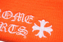 画像をギャラリービューアに読み込む, 極美品 CHROME HEARTS クロムハーツ WATCH CAP ビーニー ニットキャップ CHプラス オレンジ アクリル ONE SIZE 刺繍 中古 4c070152