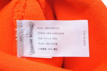 画像をギャラリービューアに読み込む, 極美品 CHROME HEARTS クロムハーツ WATCH CAP ビーニー ニットキャップ CHプラス オレンジ アクリル ONE SIZE 刺繍 中古 4c070152